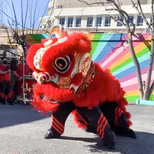 Lion Dance at Southern California Children's Museum